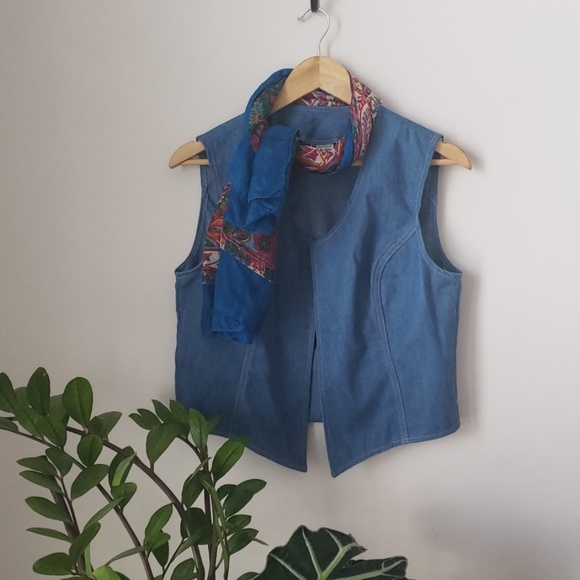 Vintage Denim Vest - Picture 1 of 5